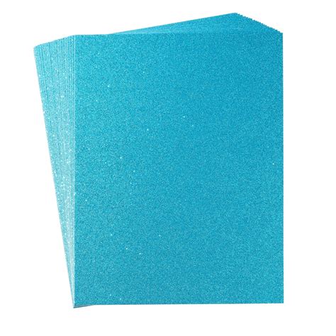 Blue Glitter Cardstock Paper For Diy Projects Arts And Crafts 11 X 8