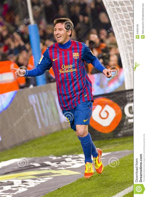 Messi Goal Celebration Editorial Photo Image Of Exercise