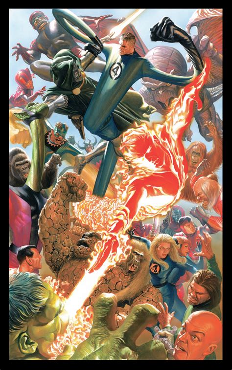 Marvelocity Fantastic Four Alex Ross Art