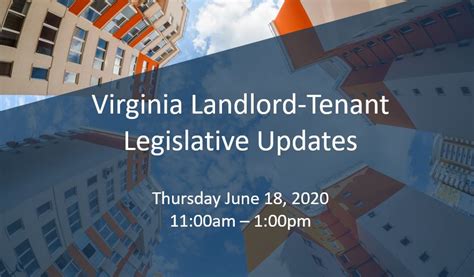 Virginia Landlord Tenant Legislative Updates Offit Kurman