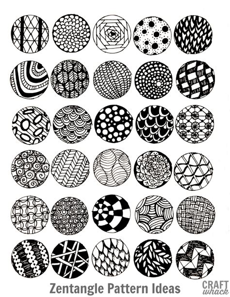 54 Zentangle Pattern Ideas For Beginners Plus Inspiration For Taking