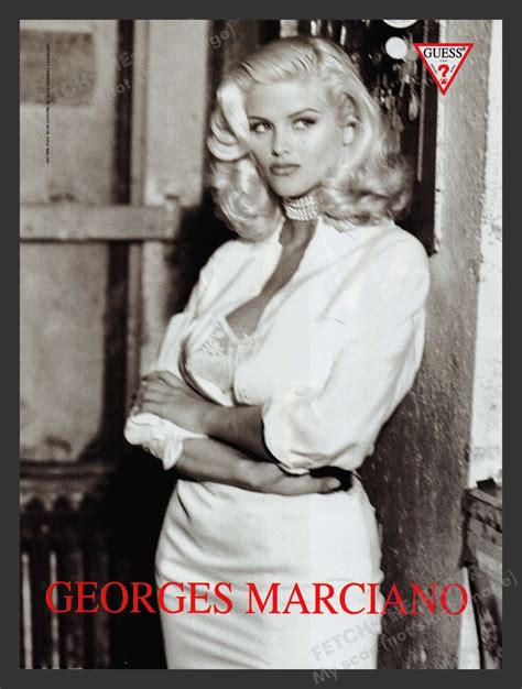 Guess Georges Marciano Anna Nicole Smith Post 1990s Print Advertisement