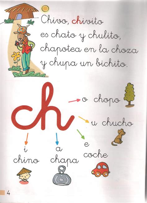 Vocabulario Con La Letra Ch