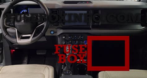 Ford Bronco 2021 Fuse Box Fuse Box Info Location Diagram