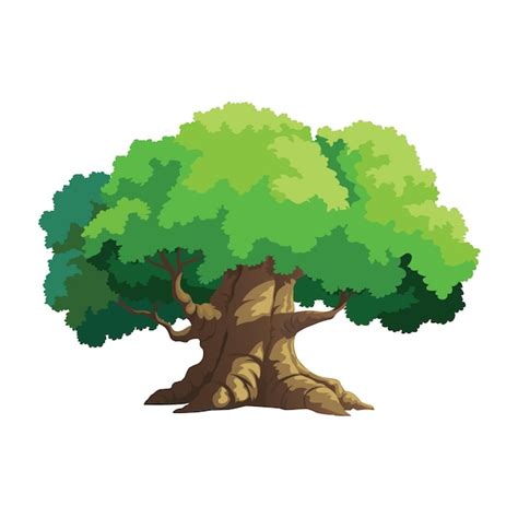 Premium Vector Illustration Tree For Cartoon