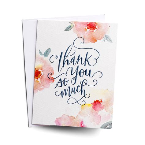 Dayspring Thank You Pink Floral 3 Premium Studio 71 Cards