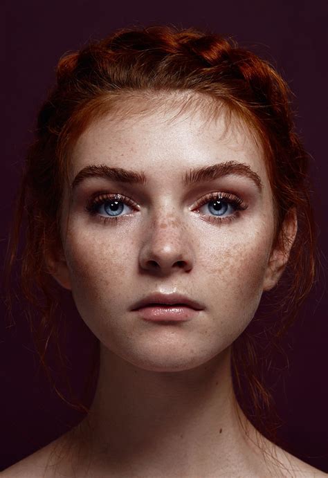 simple beauty gloss on behance face photography portrait photography women beautiful freckles