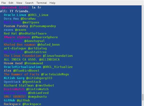 Rainbow Stream - An Advanced Command-line Twitter Client ...