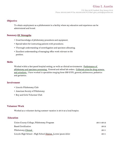 How to make a great resume with no experience. Resume Template For College Students With No Experience ...