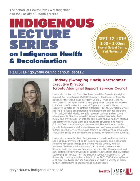 indigenous lecture series on indigenous health and decolonization robarts centre for canadian