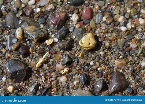 Natural Gold Stock Image Image Of Pebbles Outdoors 53167849