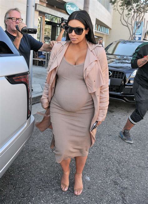 Pregnant Kim Kardashian Out In La Gotceleb