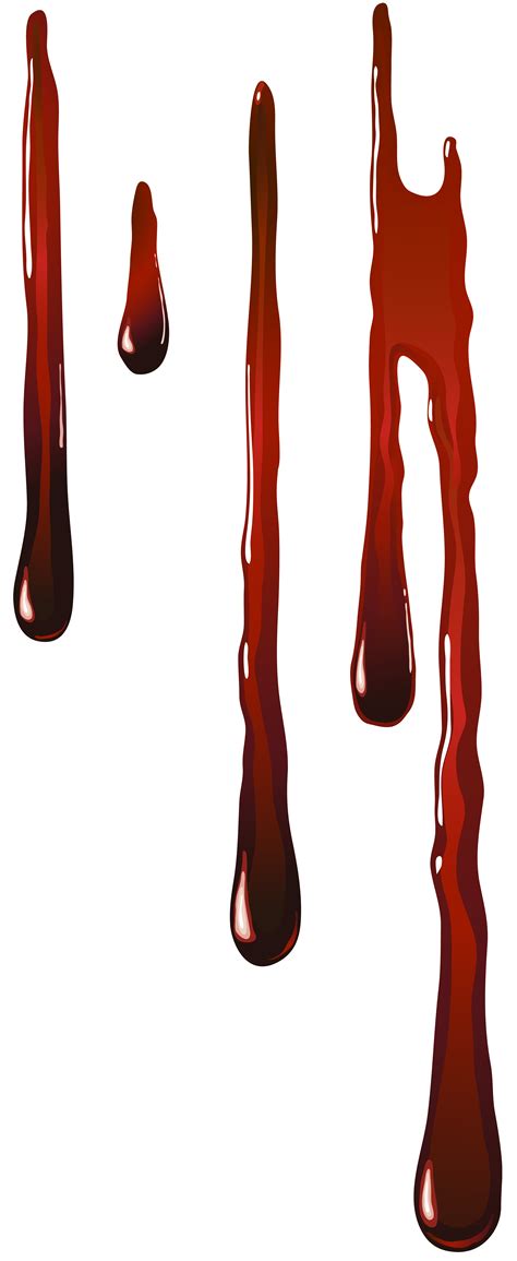 Blood Drops Clip Art