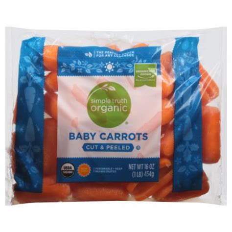 Simple Truth Organic Baby Carrots Bag 1 Lb Smiths Food And Drug