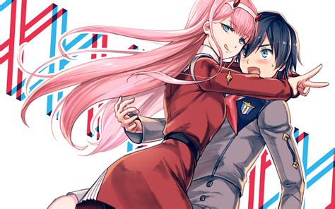 Hiro And Zero Two Wallpapers Wallpaper Cave