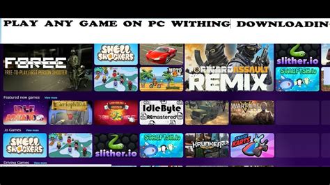 How To Play Any Games On Pc Without Downloading It Road To 200