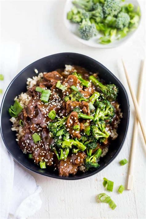 Tender yet crispy slices of sirloin steak in a rich soy sauce, this mongolian beef recipe is just heavenly. 18 Healthy Instant Pot Recipes for Quick Dinners - An ...
