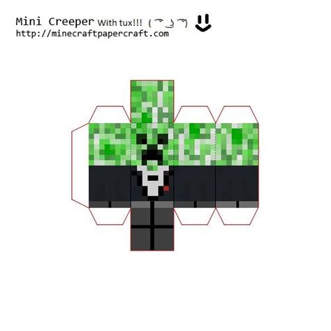 Paper Craft Minecraft Papercraft Mutant Creeper