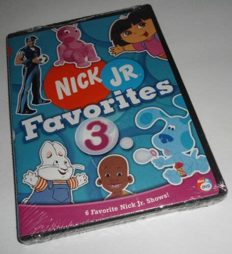 Nick Jr Favorites Vol Three Nickelodeon Dvd New Lazytown Blue S Clues Ebay