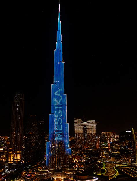 Messika Lights Up The Burj Khalifa Messika Event