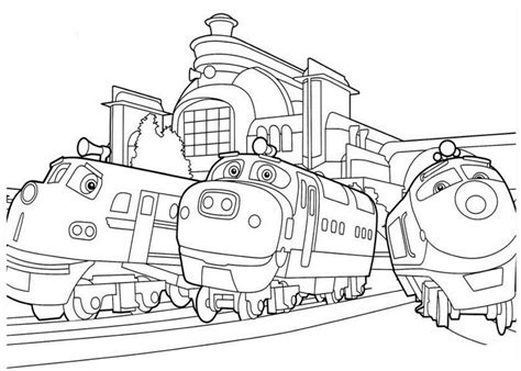 123 free chuggington sheets, pages and pictures from album tv series for kids and familly, to color online or to print out. Free Printable Chuggington Coloring Pages For Kids