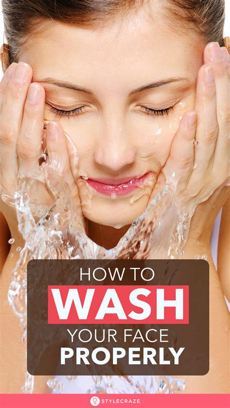 How To Wash Your Face Correctly Wash Your Face Face