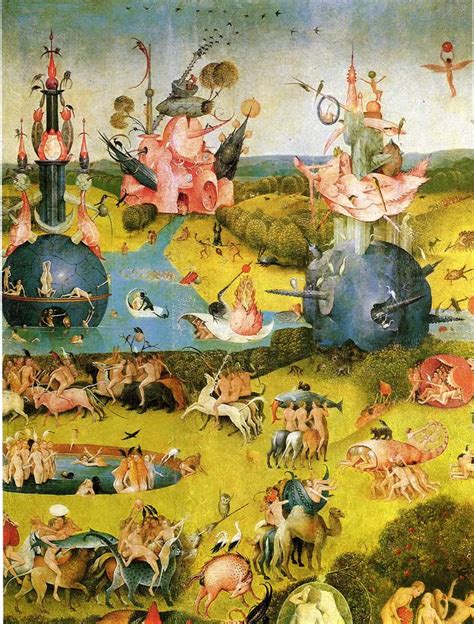 The Garden Of Earthly Delights Ecclesias Paradise Hieronymus Bosch