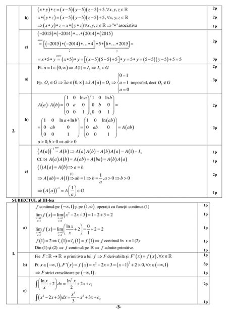 Modele Teză Matematică Clasa A 12 A M1 Mate Info Semestrul 1 Bareme Rezolvări