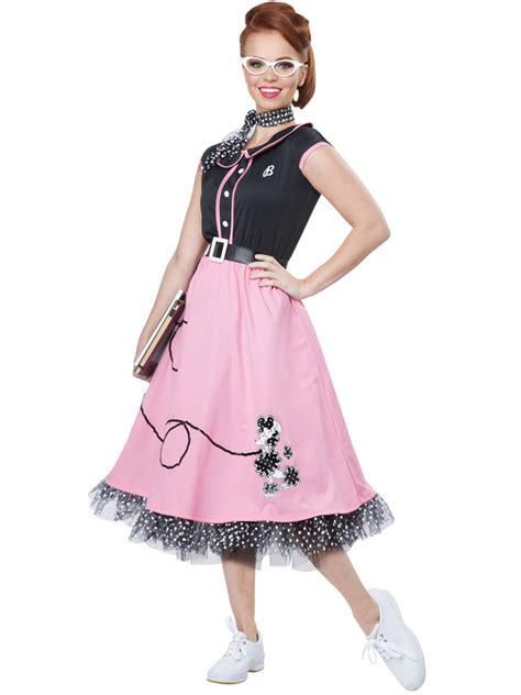 50s Poodle Skirt Sweetheart Womens Costume The Costume Shoppe