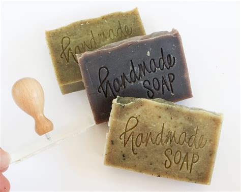 Handmade Acrylic Soap Stamp Handmade Soap Stamp By Papersushi