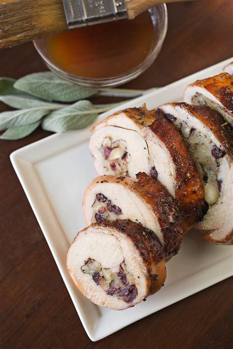 Turkey Breast Roulade Stuffed With Savory Sage Stuffing