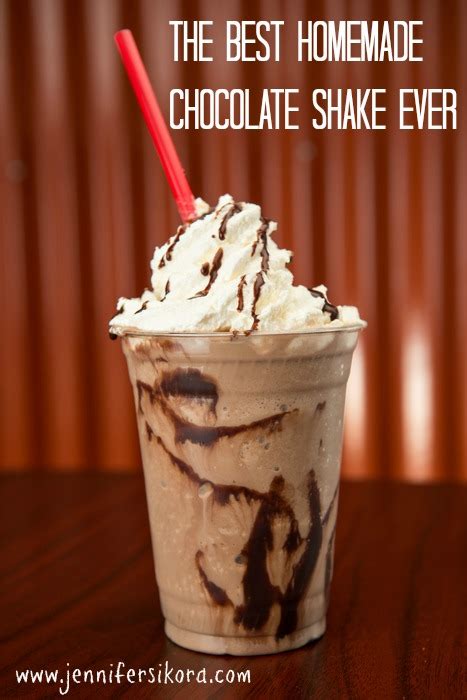 The Best Homemade Chocolate Shake Ever - Jen Around the World