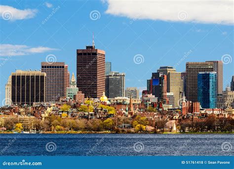 Boston Cityscape Stock Photo Image Of Twilight Blooms 51761418