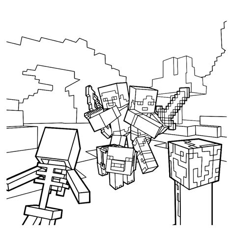 Minecraft coloring pages alice and charles minecraft coloring. Minecraft: Coloring Pages & Books - 100% FREE and printable!