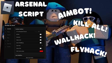 Roblox Arsenal Script Aimbot Esp Flyhack 2023 Youtube