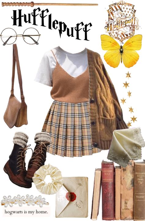 Hufflepuff Hufflepuff Outfit Hogwarts Outfits Outfits