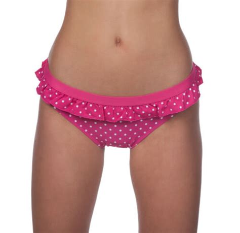 Panache Betty Polka Dot Low Rise Frill Bikini Swimsuit Swim Bottom Mrsp 30 Ebay
