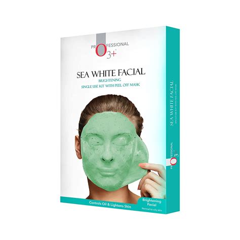 O3 Sea White Brightening Facial Kit With Peel Off Mask Suitable For