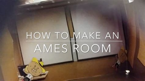 How To Make An Ames Room Youtube