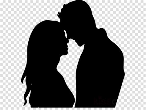 Romance Silhouette Love Interaction Kiss Clipart Silhouette Painting Porn Sex Picture