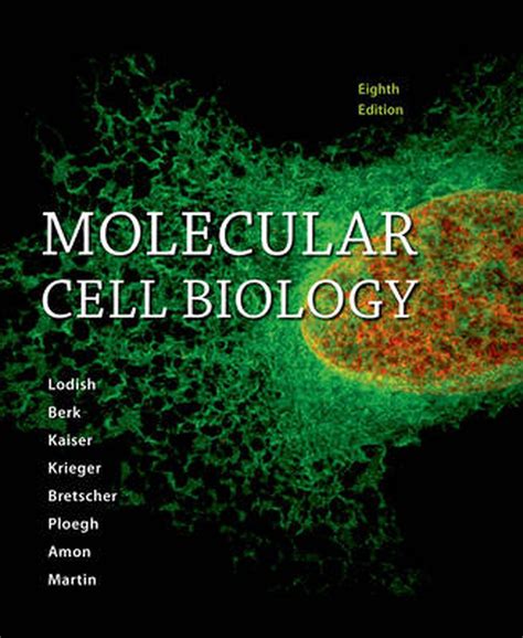 Molecular Cell Biology 8th Edition By Harvey Lodish Hardcover