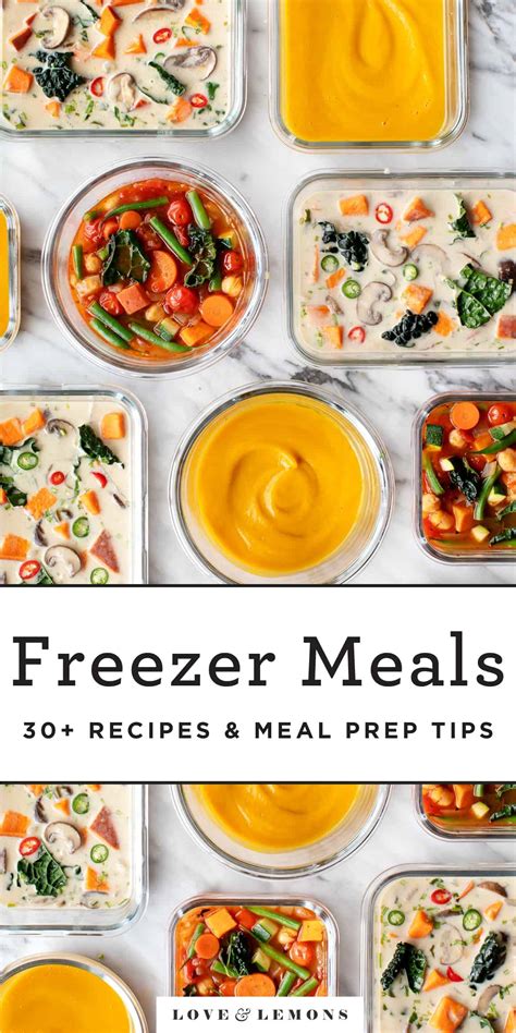 30 Healthy Freezer Meals To Make Ahead Recipe Love And Lemons