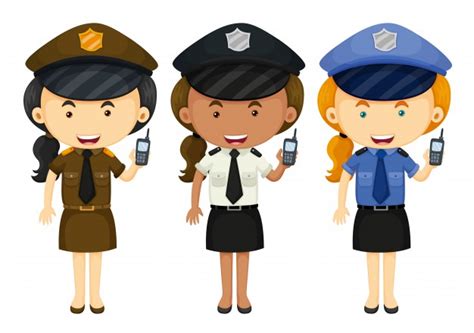 Police in uniform.police man and police woman,cops. Policewoman Vectors, Photos and PSD files | Free Download