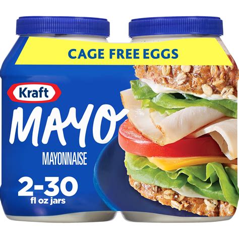 Buy Kraft Real Mayo Creamy And Smooth Mayonnaise 2 Ct Pack 30 Fl Oz