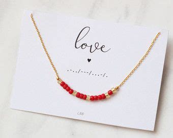 I chose the word love because it's a great one to describe mom. SISTER Morse Code Necklace, Sister Morse Code Jewelry ...