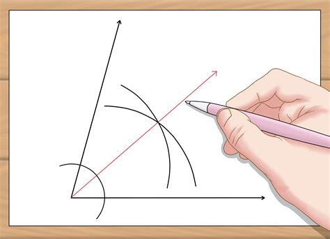 How To Construct A Bisector Of A Given Angle 8 Steps