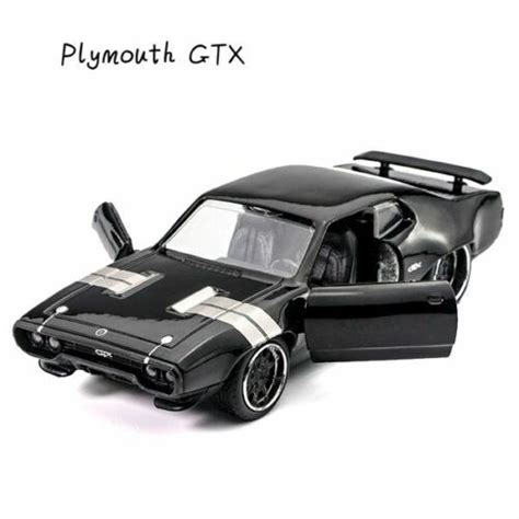 Fast And Furious Doms Plymouth Gtx F8 Jada Diecast Toy Car 525