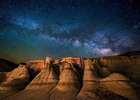 1600x1026 Landscape Nature Milky Way Observatory Starry Night Lights
