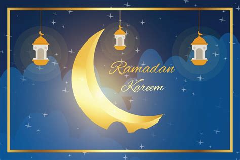 illustration design to celebrate the month of Ramadan 2087896 Vector ...