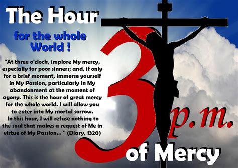 Urge your pastor or church's devotions director to include the chaplet of divine mercy after weekday mass or at 3 o'clock, the hour of mercy. Sacerdotus: #ITrustinU Twitter Storm